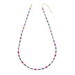 Elements Gold Semi-Precious Navette Necklace