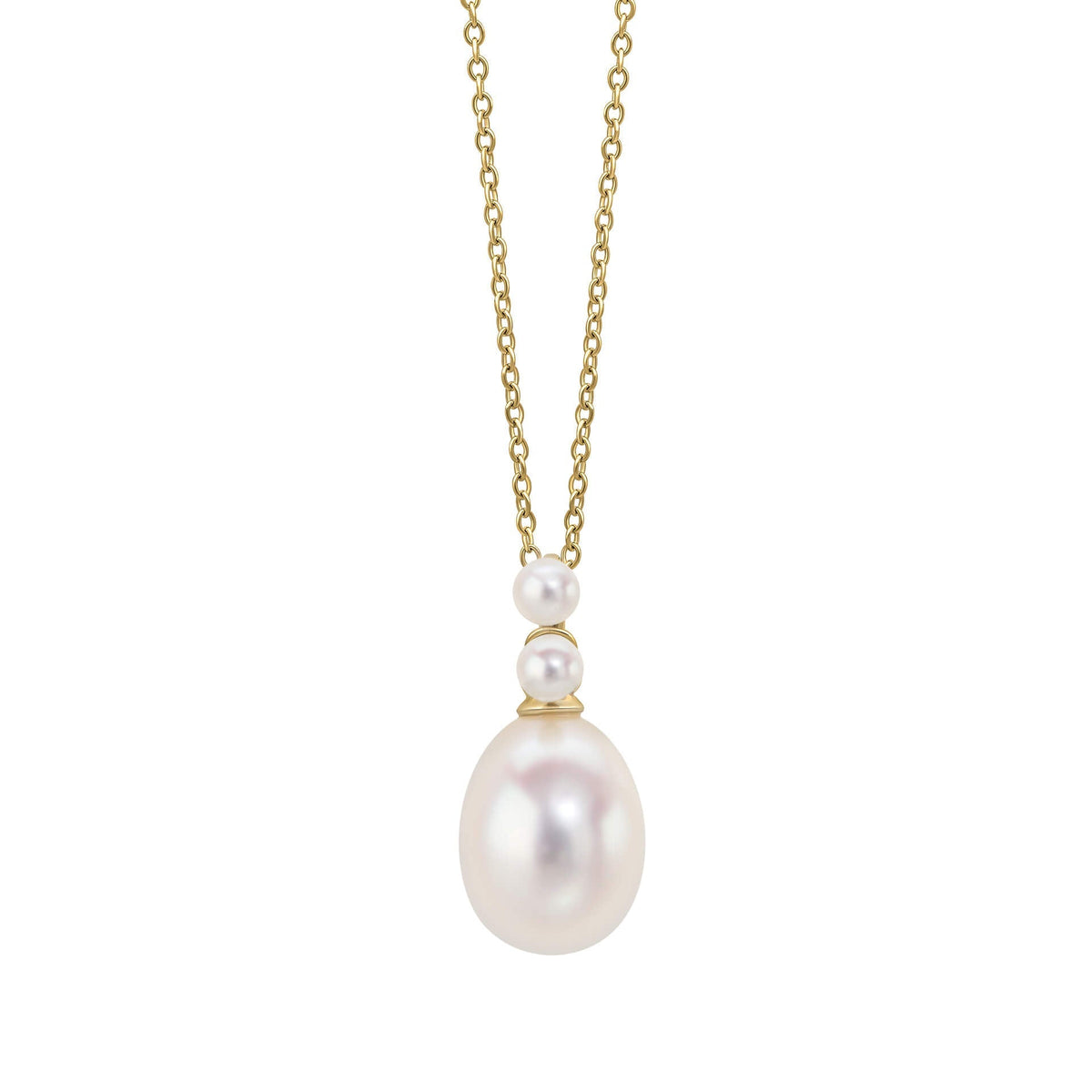 Elements Gold Pearl Detail Necklace
