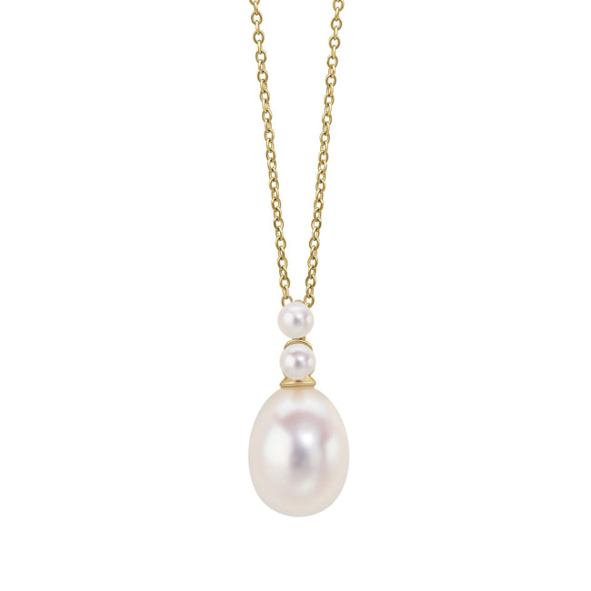 Elements Gold Pearl Detail Necklace