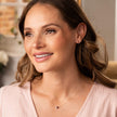 Elements Gold Toi et Moi Heart Stud Earrings