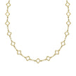 Elements Gold Quatrefoil Station Necklace