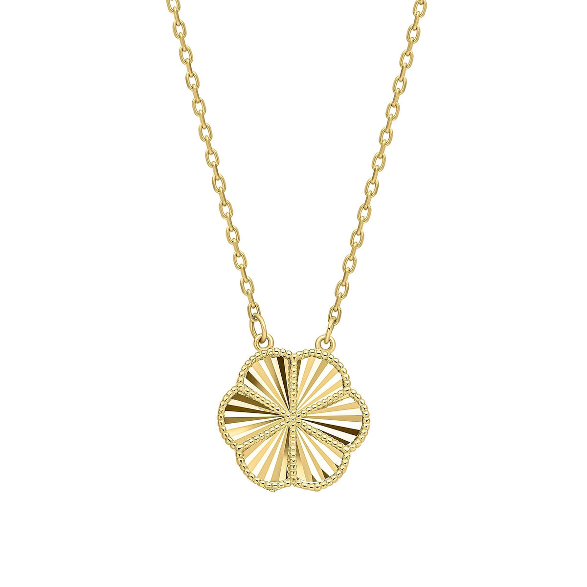Elements Gold Halskette mit Englischer Rose