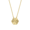 Elements Gold Halskette mit Englischer Rose