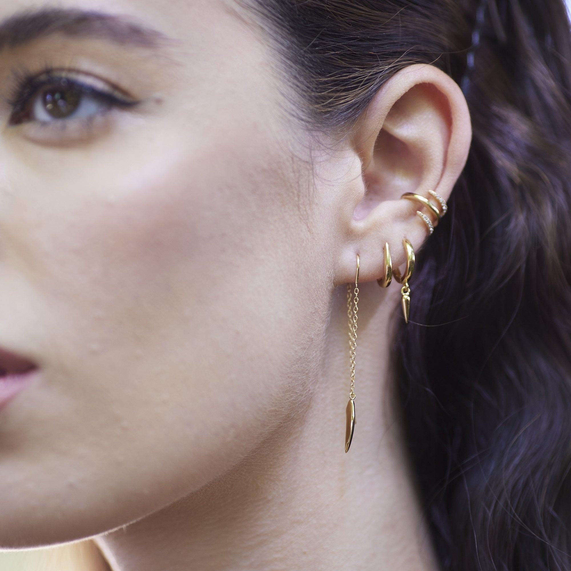 Claw Huggie Earrings