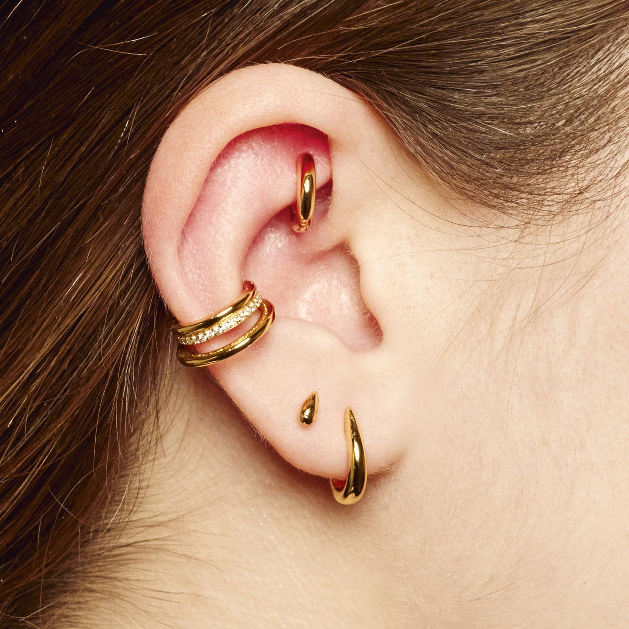 Claw Huggie Earrings