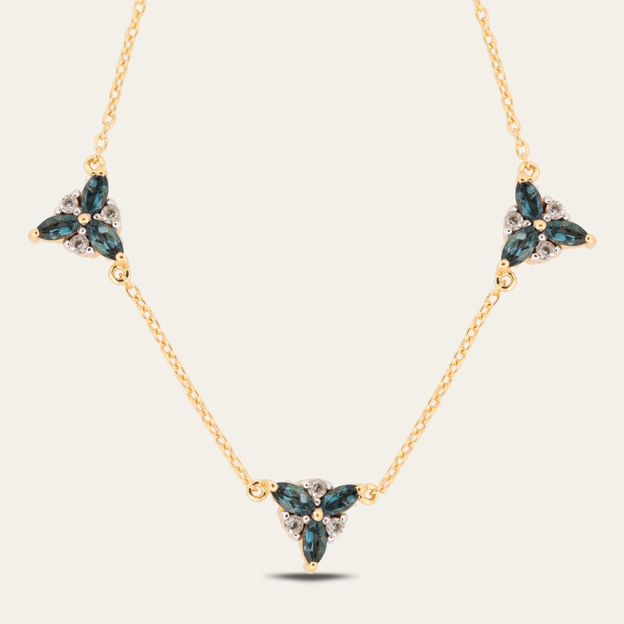 Gold Topaz Necklace - Galene