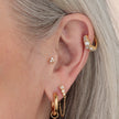Hannah Martin Pearl & Sparkle Single Flat Back Earring