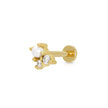 Hannah Martin Pearl & Sparkle Single Flat Back Earring