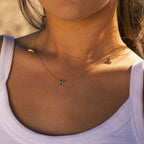 Gold Topaz Necklace - Galene