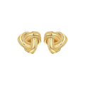 Gold twist earrings