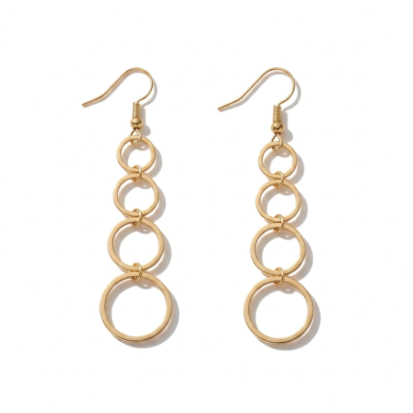 Gold Drop Earrings