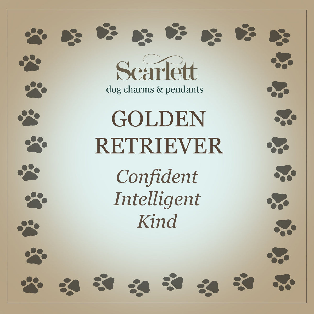 Golden Retriever Silber Hund Charme Armband