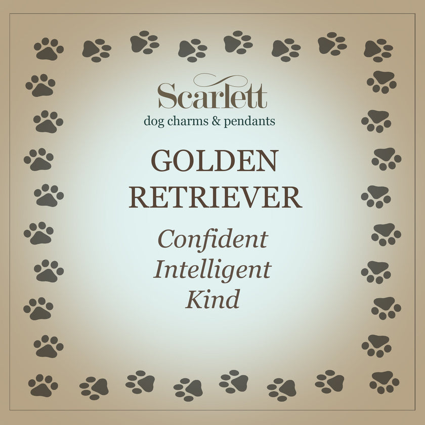 Golden Retriever Silber Hund Charme Armband