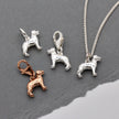 Golden Retriever Silver Dog Charm