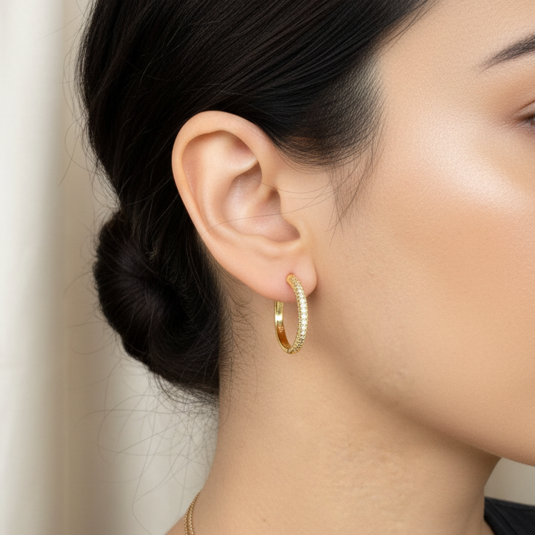 Gold Hoop Earrings