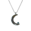 Goddess of the moon with aquamarine