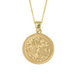 Elements Gold Engraved Tree of Life Pendant