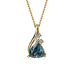 Elements Gold Trillion Semi-Precious Pendant