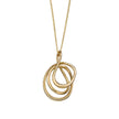 Elements Gold Wire Wrap Pendant