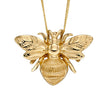 Elements Gold Detailed Bee Pendant