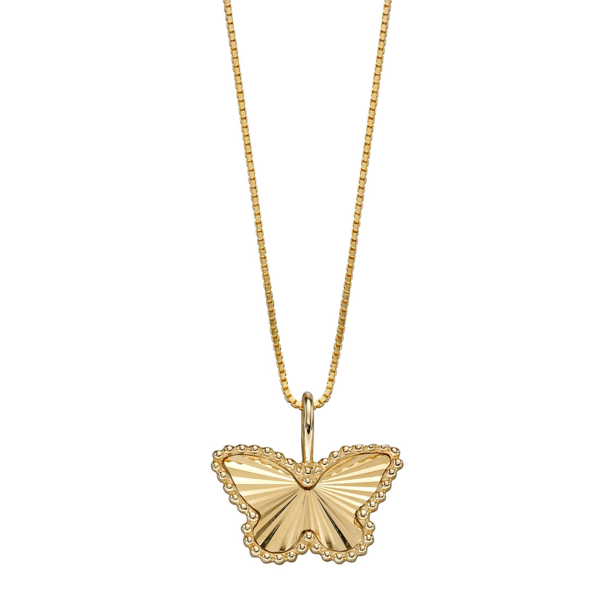 Elements Gold Butterfly Pendant