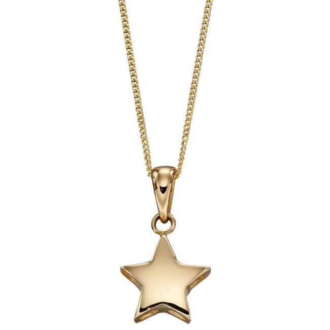 Elements Gold Small Star Pendant
