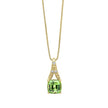 Elements Gold Rose Cut Sapphire and Diamond Pendant