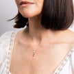Elements Gold Triple Heart Drop Pendant