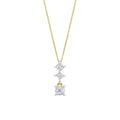 Elements Gold Diamant-Trilogie-Tropfenanhänger