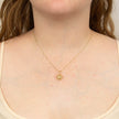 Elements Gold Caged Heart Pendant