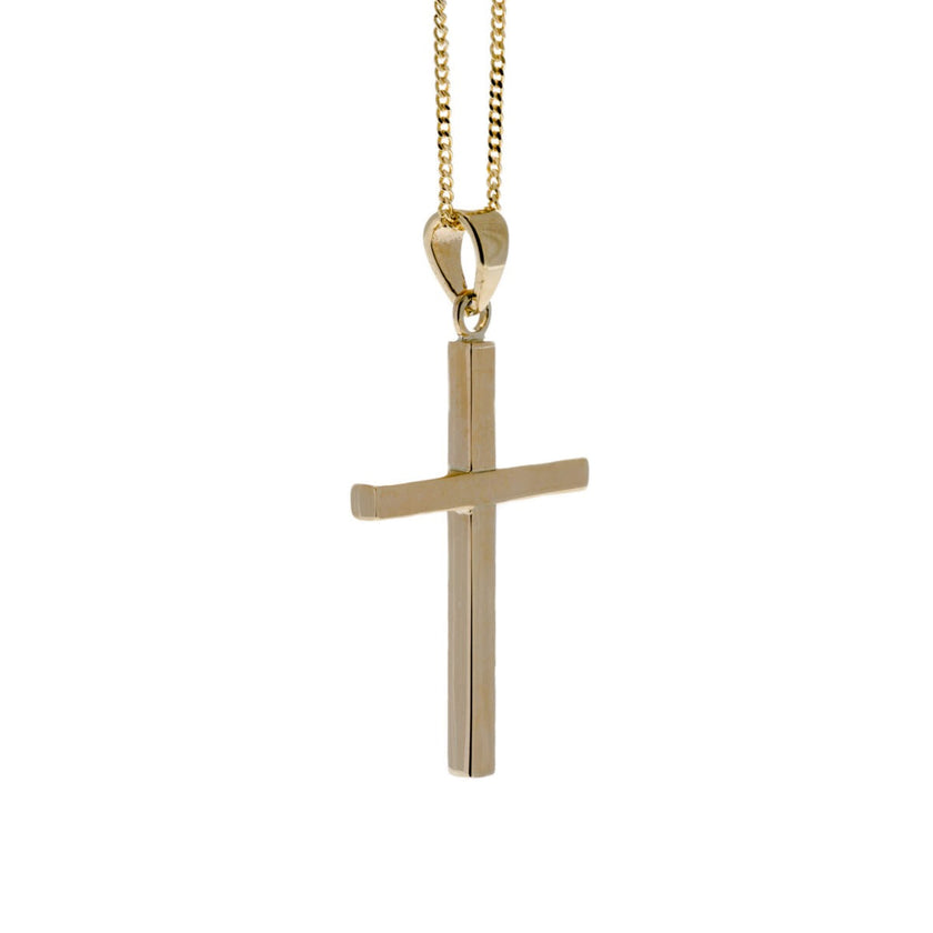 Elements Gold Large Cross Pendant