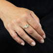 Elements Gold Plain Feather Ring