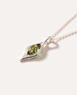 Green Amber Droplet Pendant