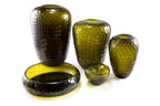 EMERALD CANDLEHOLDER - H10 D14 cm - Olive