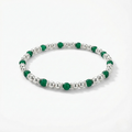 Green Agate Bead Bracelet