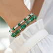 Green Agate Gemstone Jewellery Set