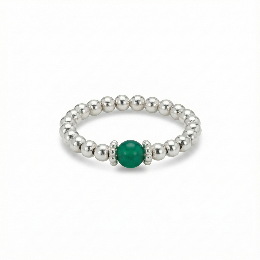 Green Agate Gemstone Jewellery Set