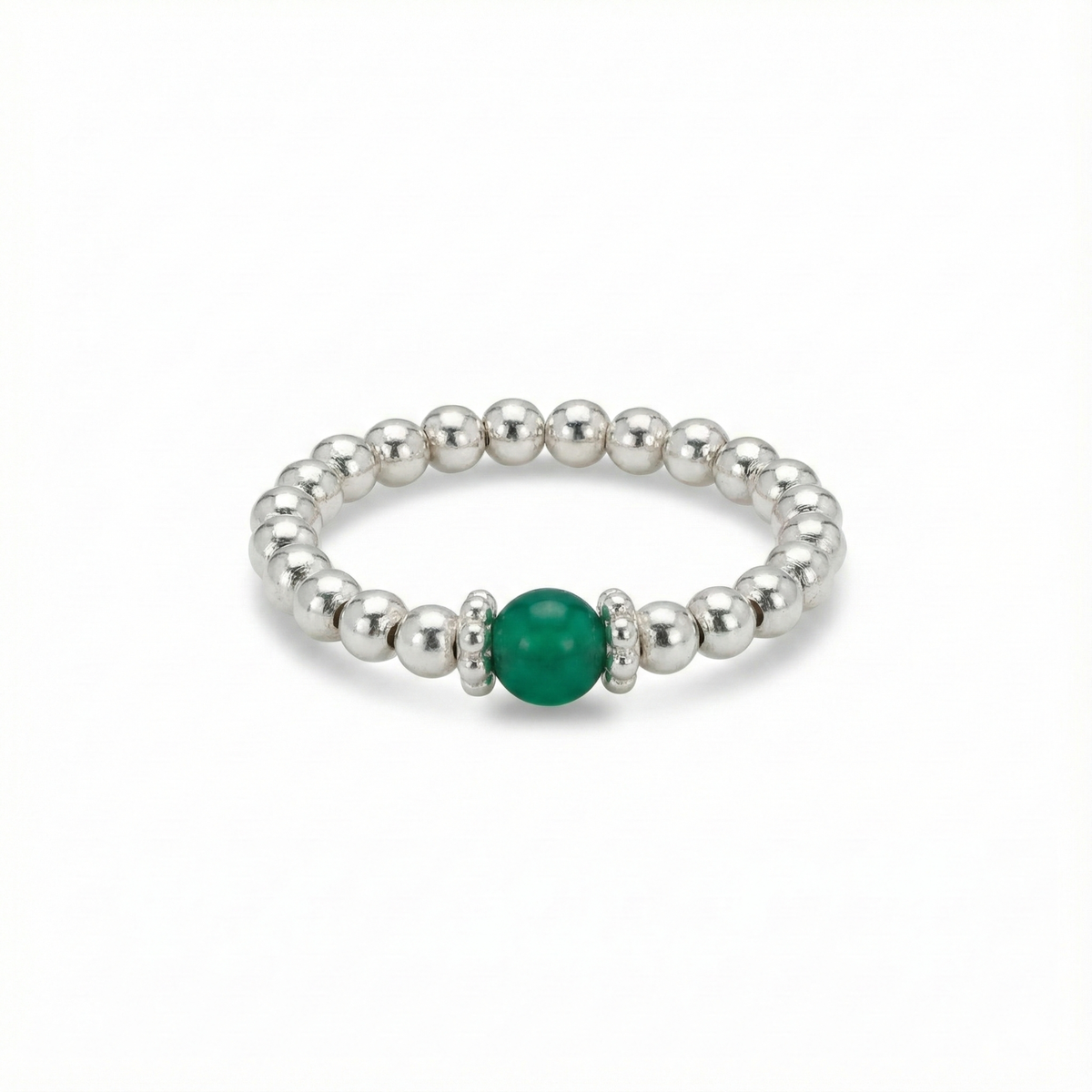 Green Agate Gemstone Jewellery Set