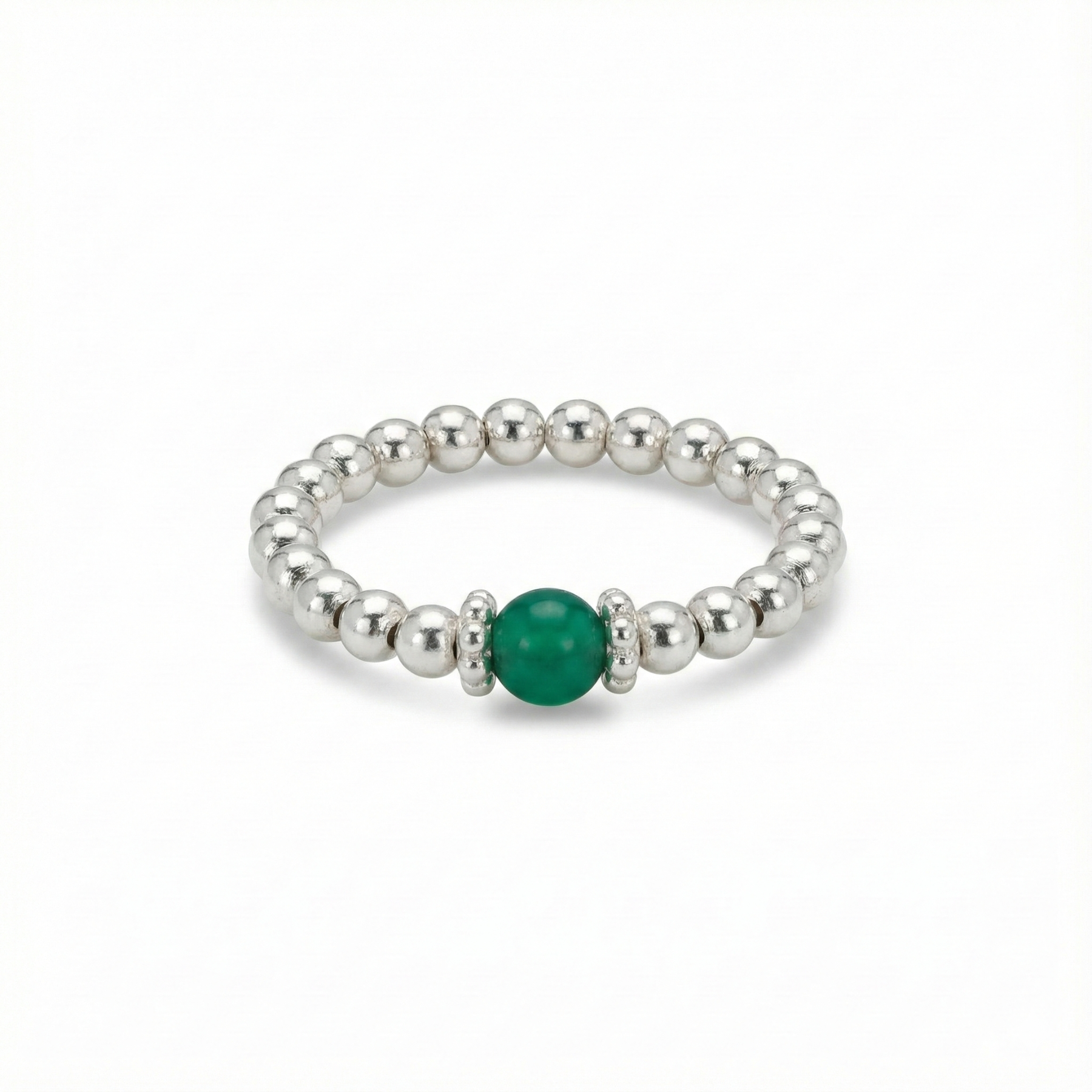 Green Agate Gemstone Jewellery Set