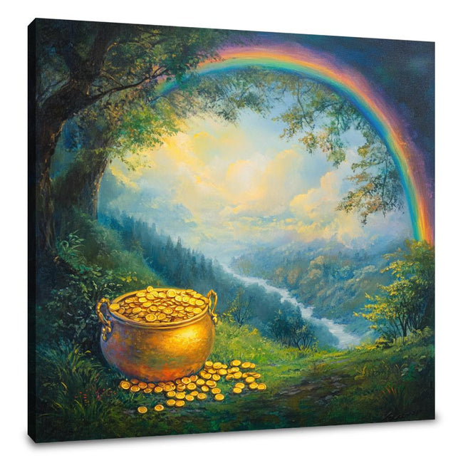 Golden Pot of Dreams Canvas