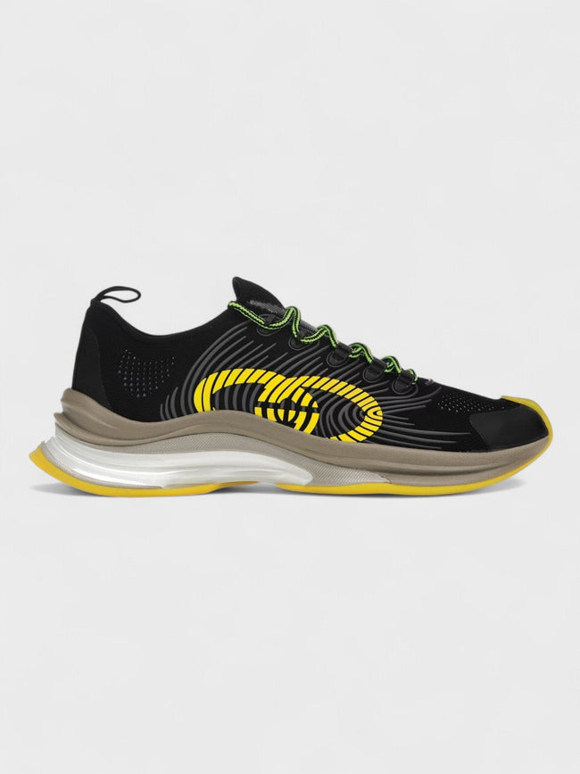 Buty sportowe Gucci Run czarno-żółte