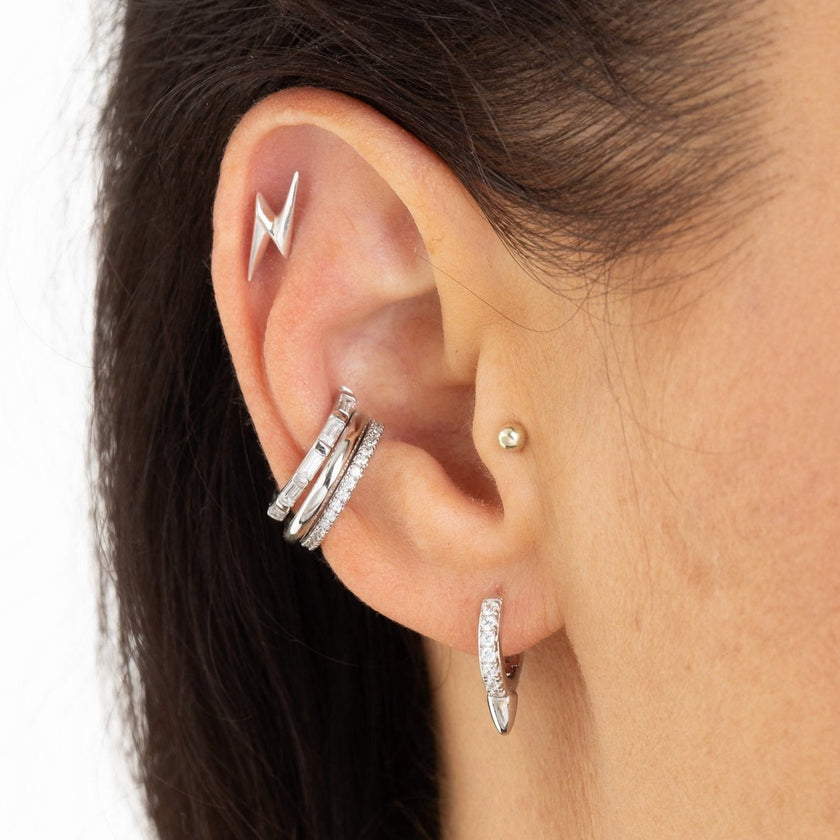 Lightning Bolt Stud Earrings