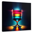 Luminous Layers Cocktail Canvas