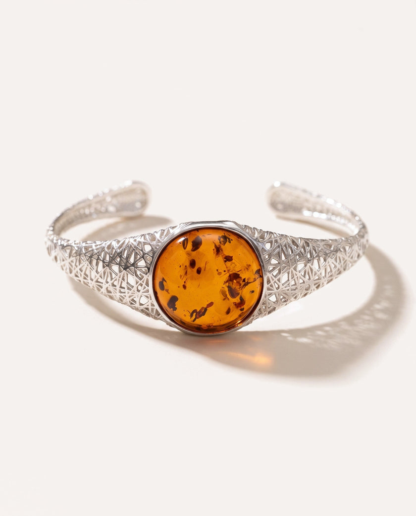 Handmade Modern Amber Arm Cuff