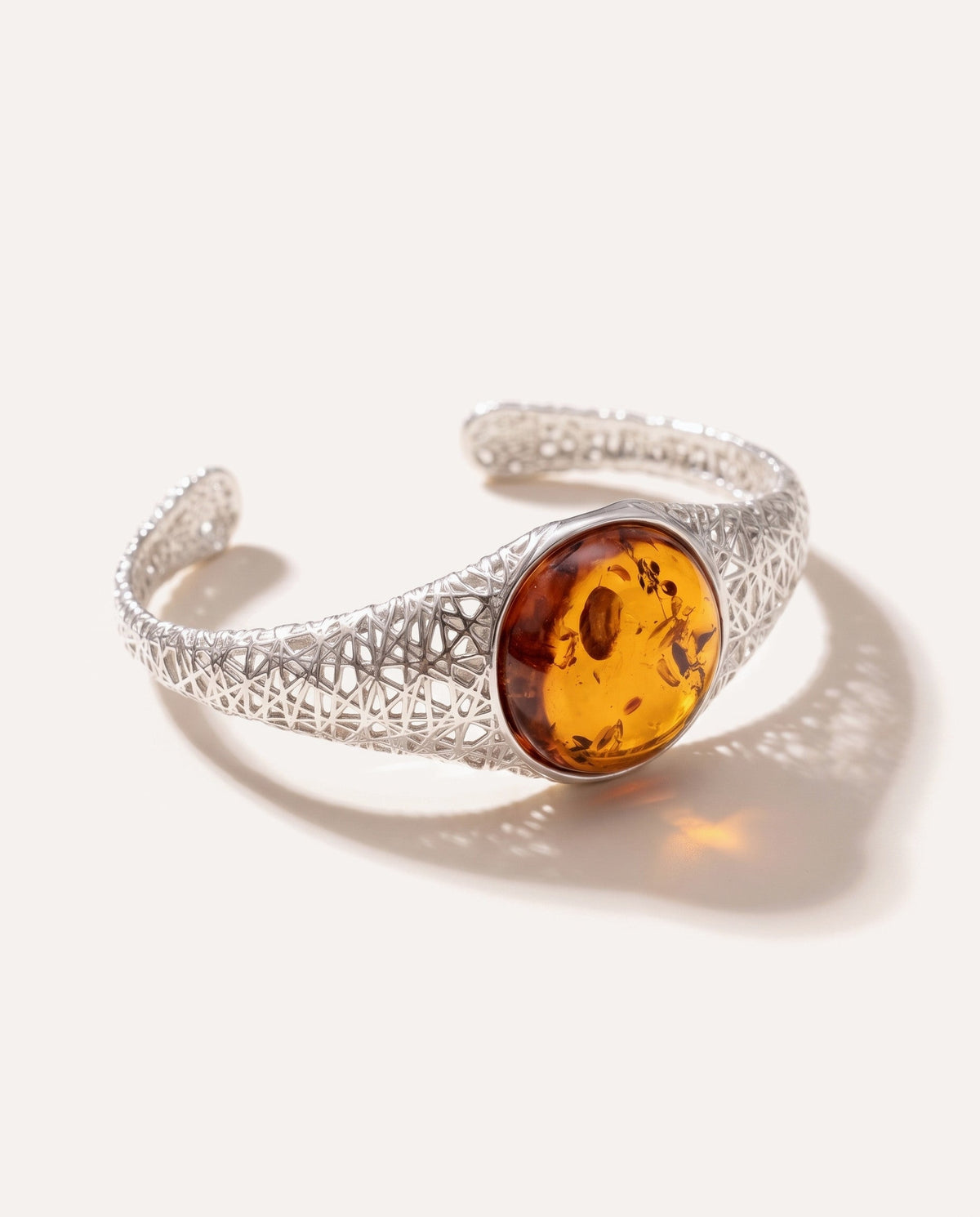 Handmade Modern Amber Arm Cuff