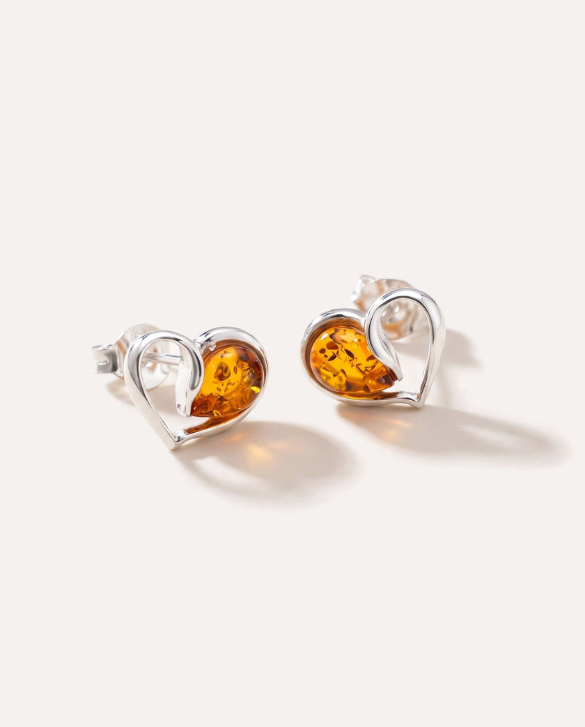 Heart Stud Earrings