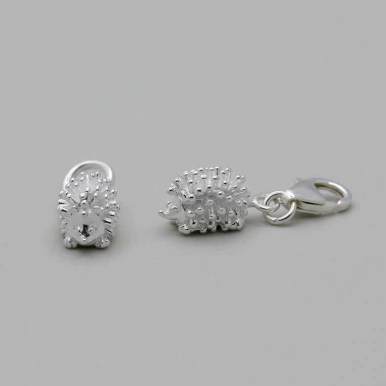 Hedgehog Silver Charm