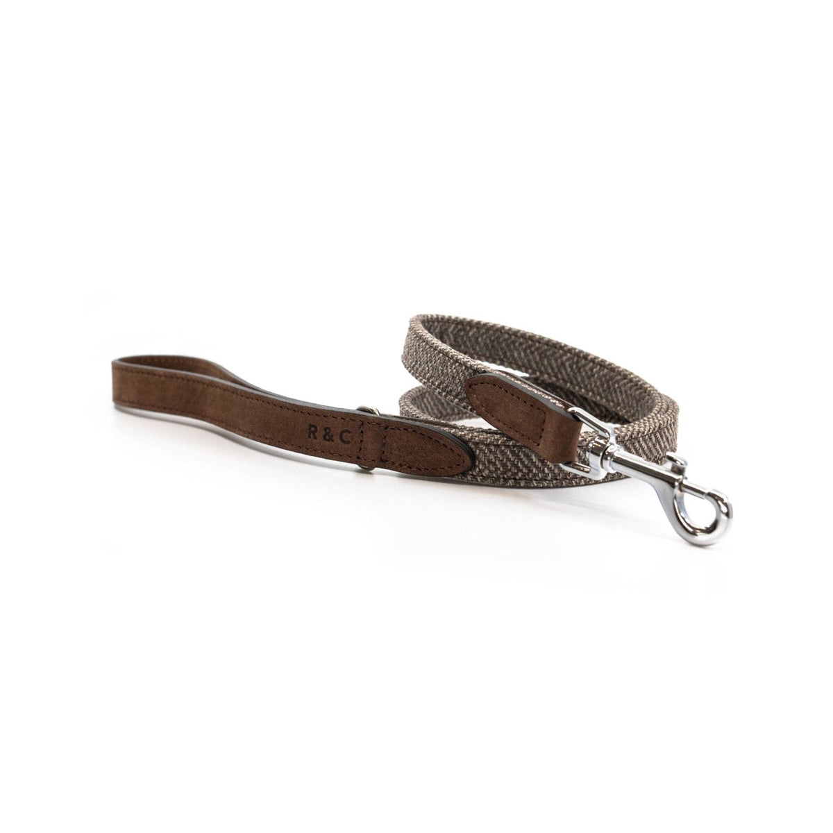 THE LINCOLN | CORREA DE LUJO DE TWEED Y CUERO PARA PERROS