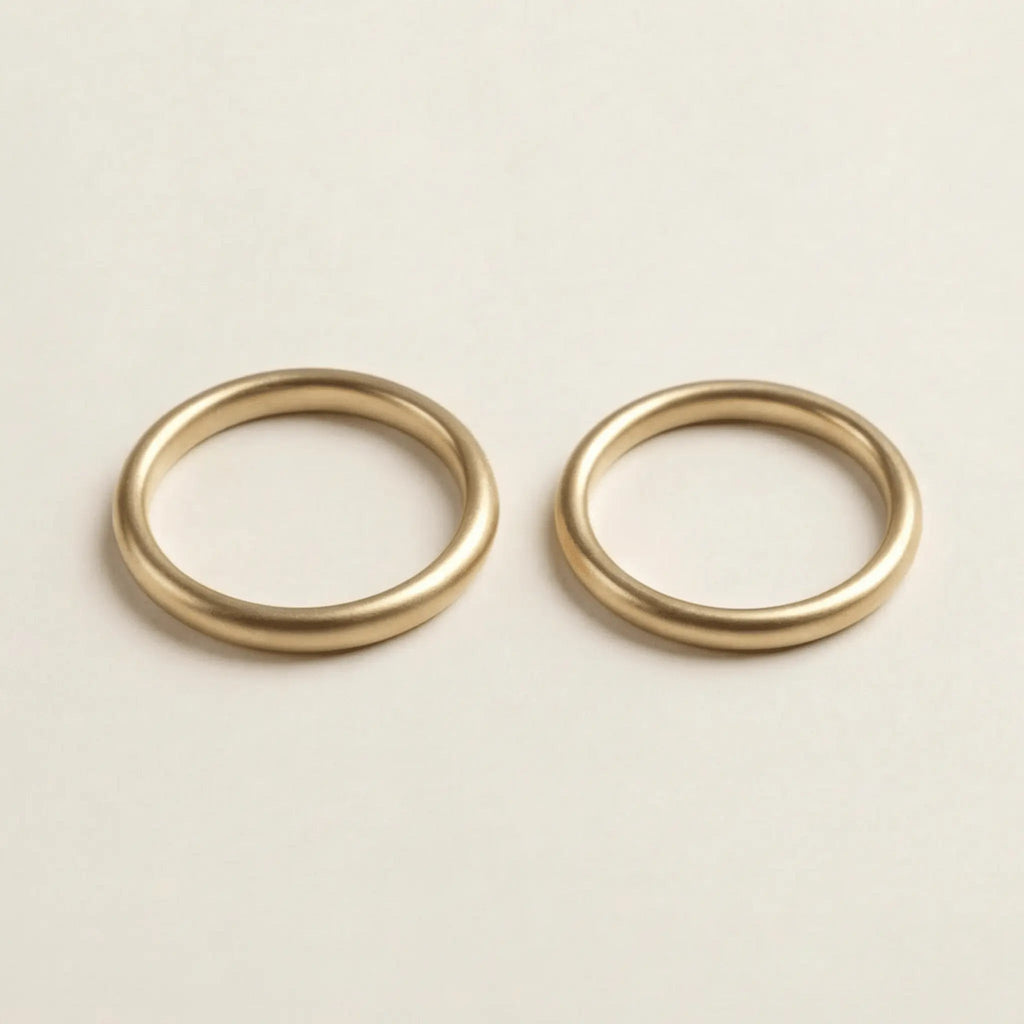 2mm Gold Wedding Band – Classic Elara – 9ct/14ct/18ct Gold