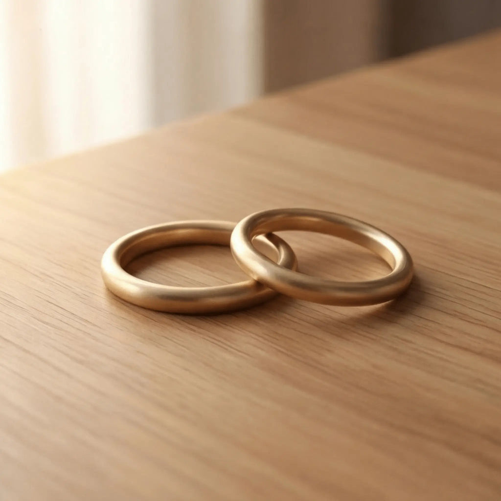 2mm Gold Wedding Band – Classic Elara – 9ct/14ct/18ct Gold